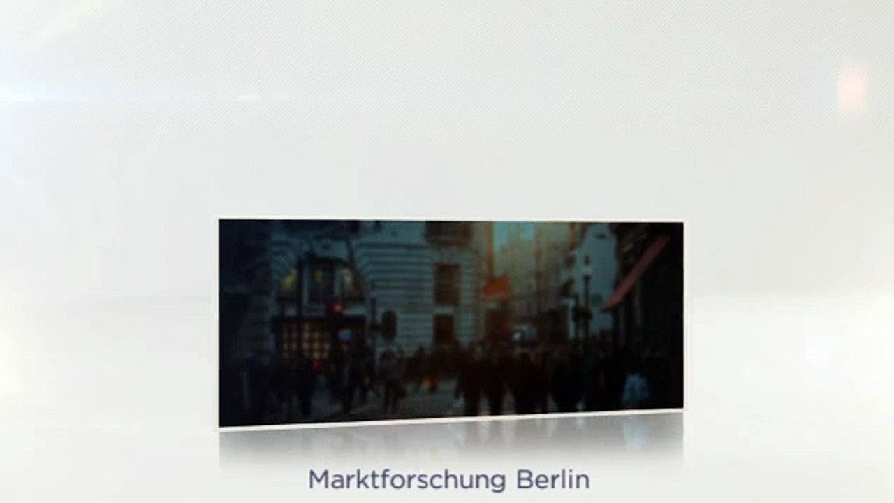 Marktforschung Berlin