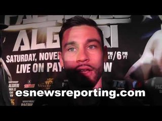 Algieri Talks Getting Beat Up By Trainer Tim Lane