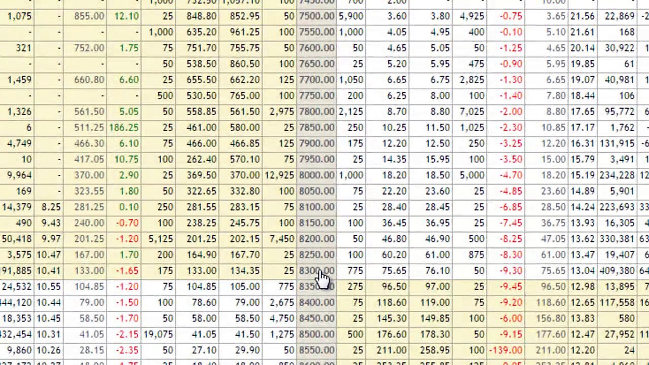 The Stock Option Greeks  FRM I