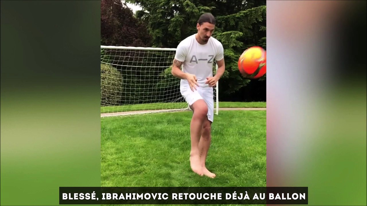 Le salto arrière de Kennedy, Ibrahimovic retouche déjà au ballon après sa grave blessure