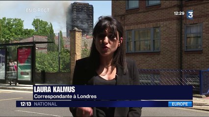 Londres : les opérations de secours se poursuivent après un violent incendie d'une tour d'habitation
