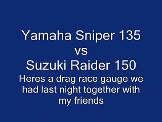 494.Sniper Rextor CDI T135 vs Raider Stock CDI open muffler