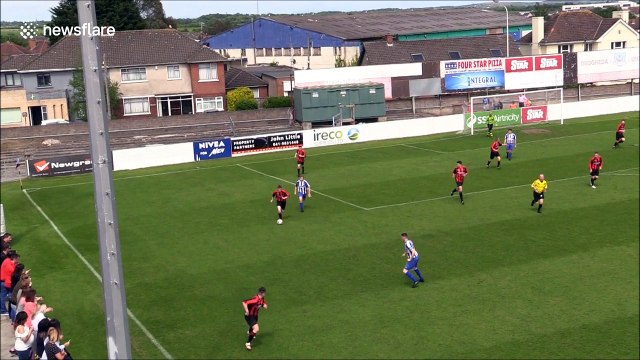Non-league footballer humiliates opponent with cheeky nutmeg