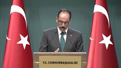 Cumhurbaşkanlığı Sözcüsü Kalın - Katar Krizi