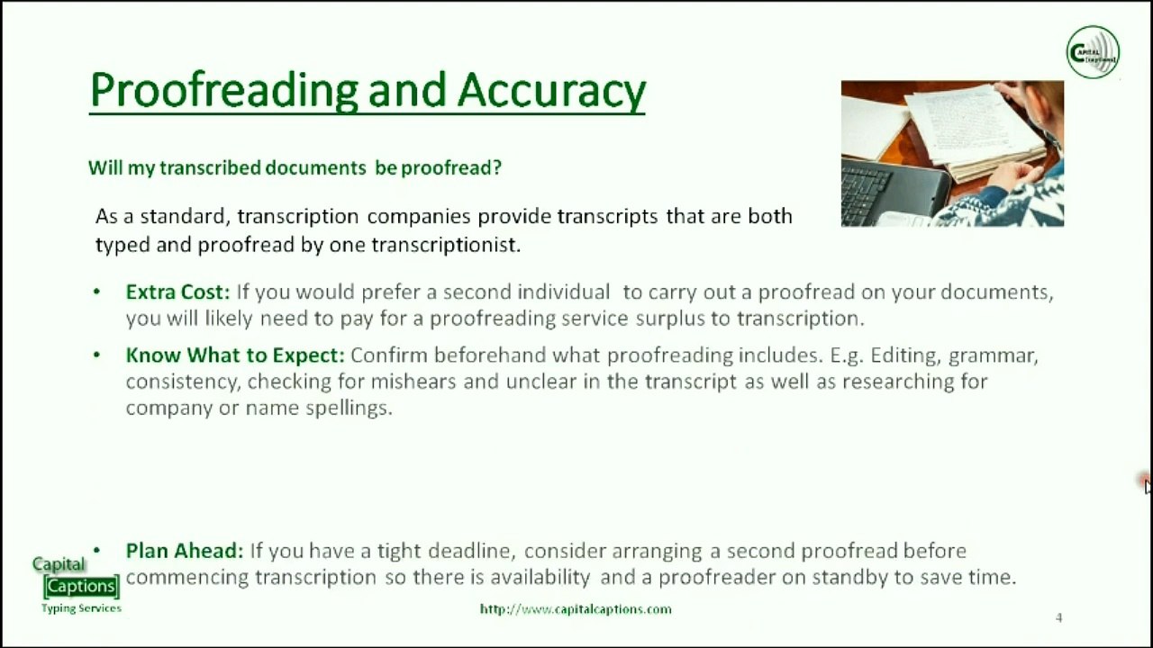 Choosing the Right Transcription Services Company