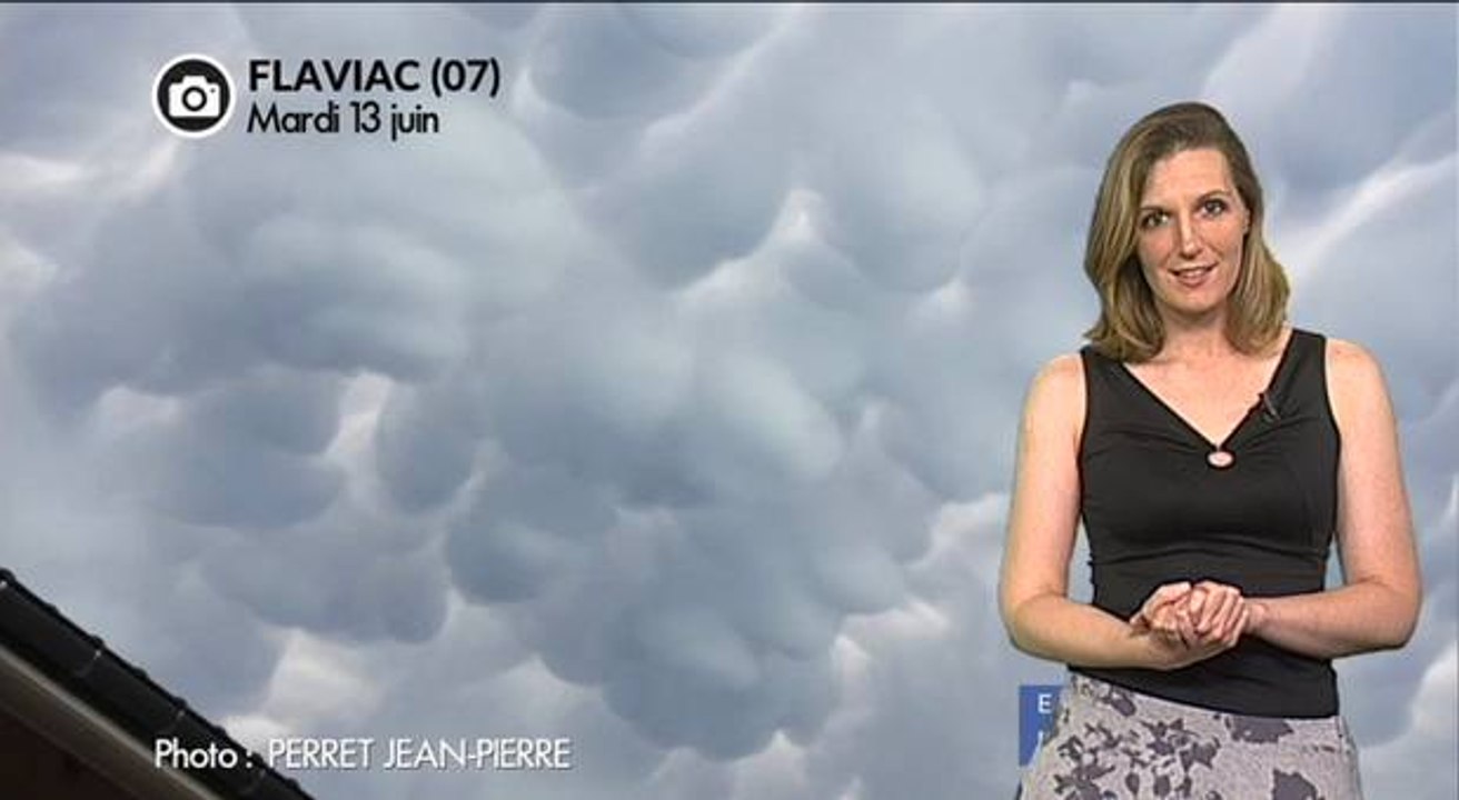 Spectaculaires nuages d'orages ce mardi