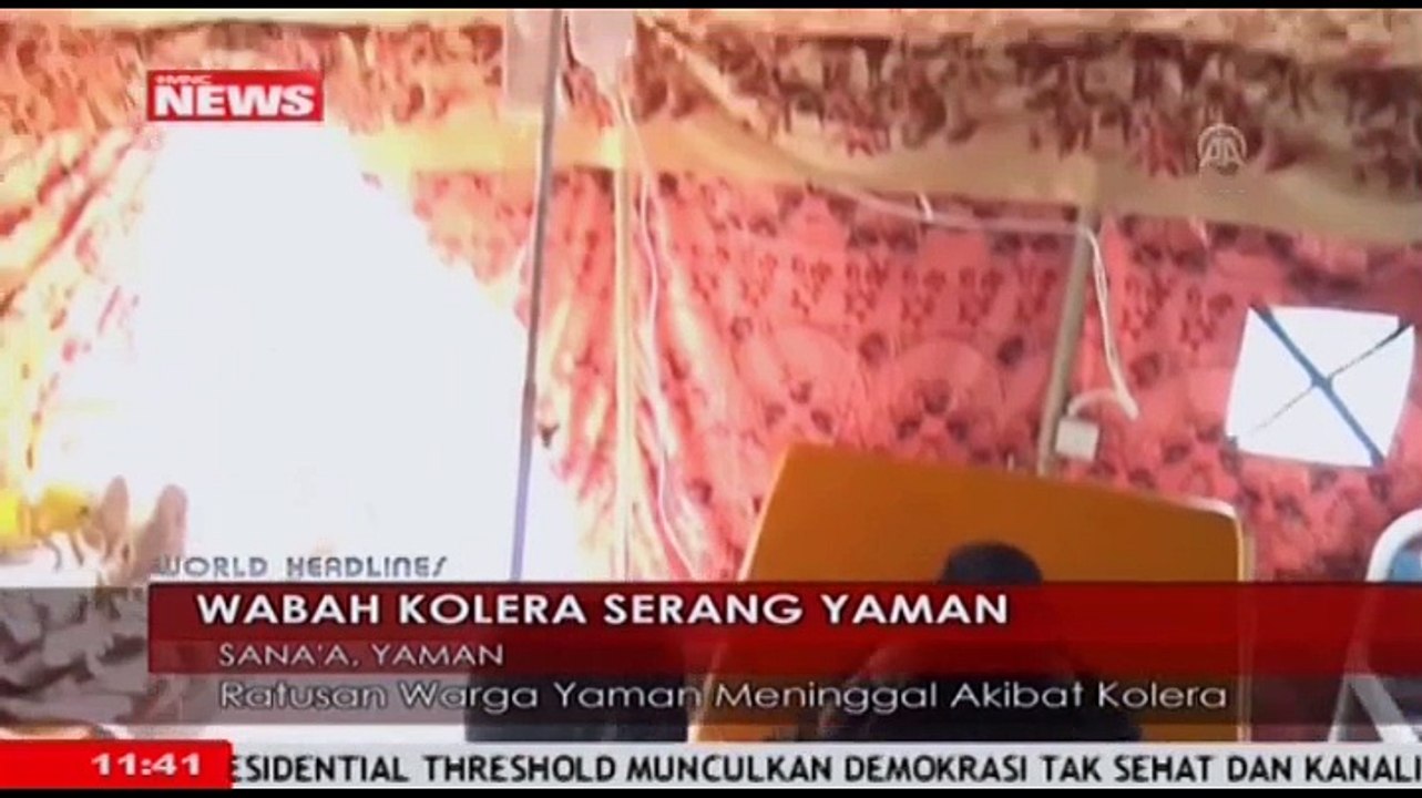 Wabah Penyakit Kolera Serang Yaman