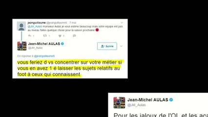 Quand Jean-Michel Aulas se lâche sur Twitter