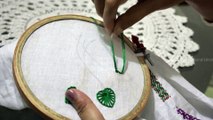 Hand Embroidery: Hand Stitch: Button Stitch