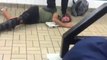 Ce client complètement fou détruit un Burger King et fini KO après un coup de poing d'un employé