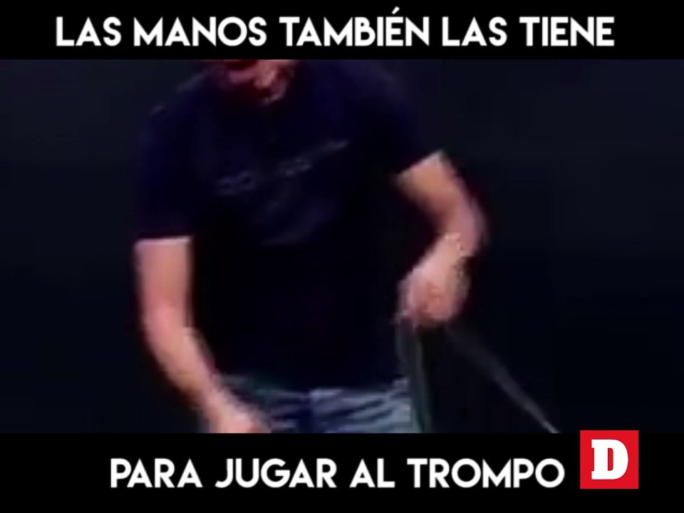 Las manos también las tiene para jugar al trompo