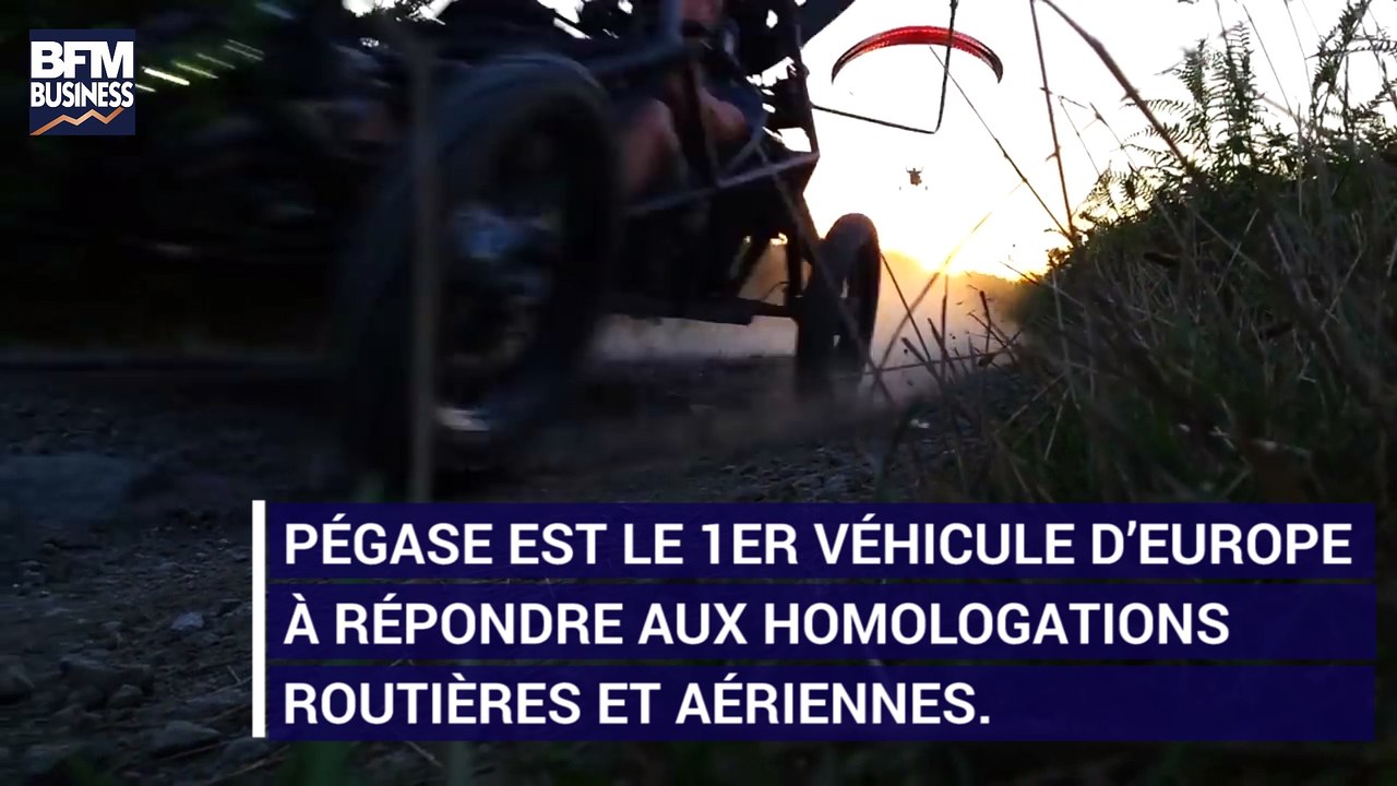 Pégase, la première voiture à traverser la Manche en volant