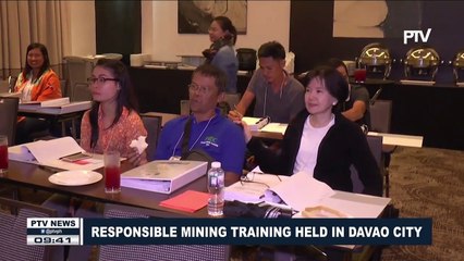 Responsible Mining Training held in Davao City