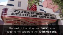 Meghan Markle and the cast of Suits celebrate 100th episode