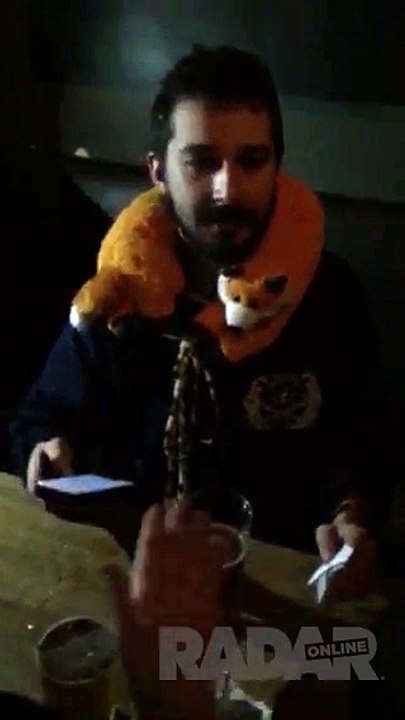 Watch Shia LaBeouf Drunk & Out Of Control During Crazy Night Out