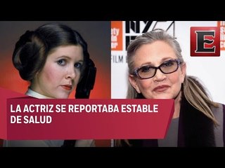 Luto en la galaxia: muere Carrie Fisher a los 60 años de edad