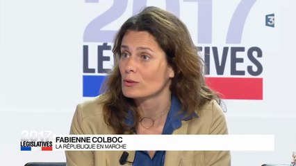 Le débat compliqué de Fabienne Colboc, candidate REM en Indre-et-Loire