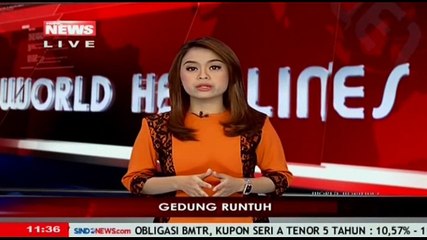 15 Orang Terjebak dalam Runtuhan Gedung 8 Lantai