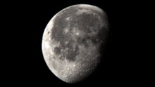 Moon, Illuminated: 82,2% (14 June 2017)