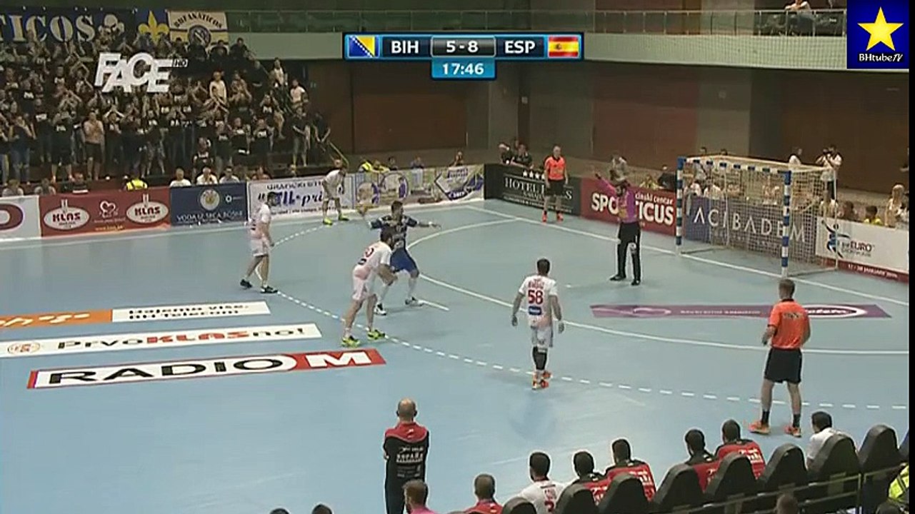 BiH - Španija 11:14 - 1.poluvrijeme [Highlights] (14.6.2017)