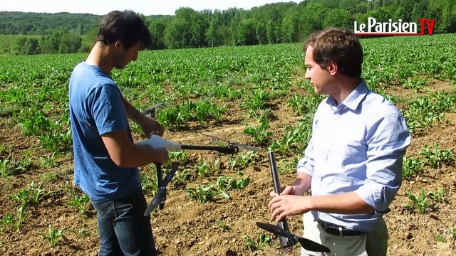 Saint-Soupplets : leur drone prend soin des vignes