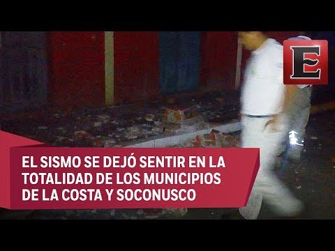 Temblor de 7 grados en Chiapas sólo deja daños materiales