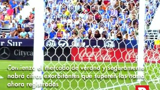 Los cinco fichajes más caros de la historia del fútbol