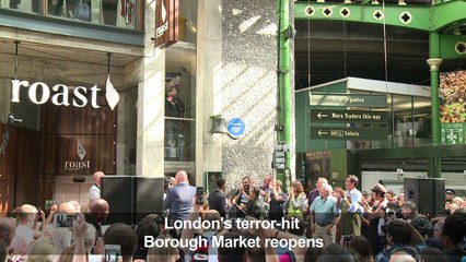 Borough Market reopens after London attack