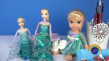 FROZEN ELSA DRESS Paint Your Own Glitter Butterfly Feathers Flowers How-To Costume Figurin