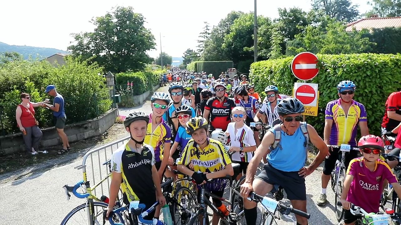 Saint-Félicien : 1100 jeunes au départ de leur Ardéchoise