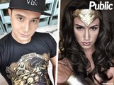 Vidéo : Il se métamorphose en Wonder Woman avec du maquillage. Bluffant !