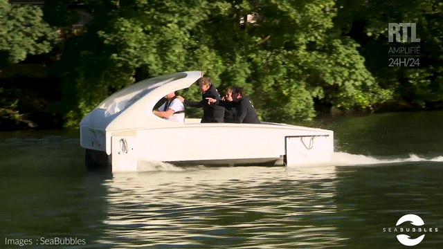 Les taxis volants SeaBubbles ont été testés sur la Seine