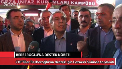 CHP'lilerden Berberoğlu'na destek nöbeti