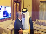 Çavuşoğlu ve Zeybekci, Katar Emiri Al Sani ile görüştü