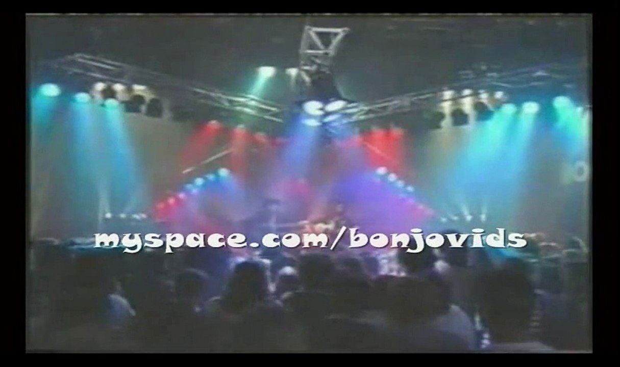 Bon Jovi -  Born to be my Baby Acoustic Australia 89