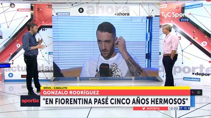 Gonzalo Rodríguez: "La oferta más importante que tengo es de Racing"