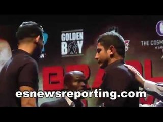 Jose Benavidez Jr vs Mauricio Herrera Intense Face Off