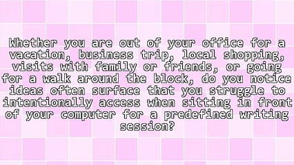 Booklet Tips - Ideas Out of Your Office