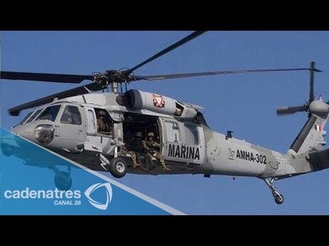 Atacan helicóptero de la Marina en Nuevo Laredo, Tamaulipas