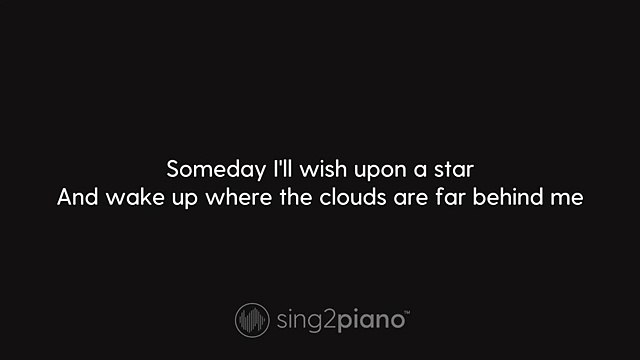 Somewhere Over The Rainbow (Piano Karaoke Instrumental) Ariana Grande