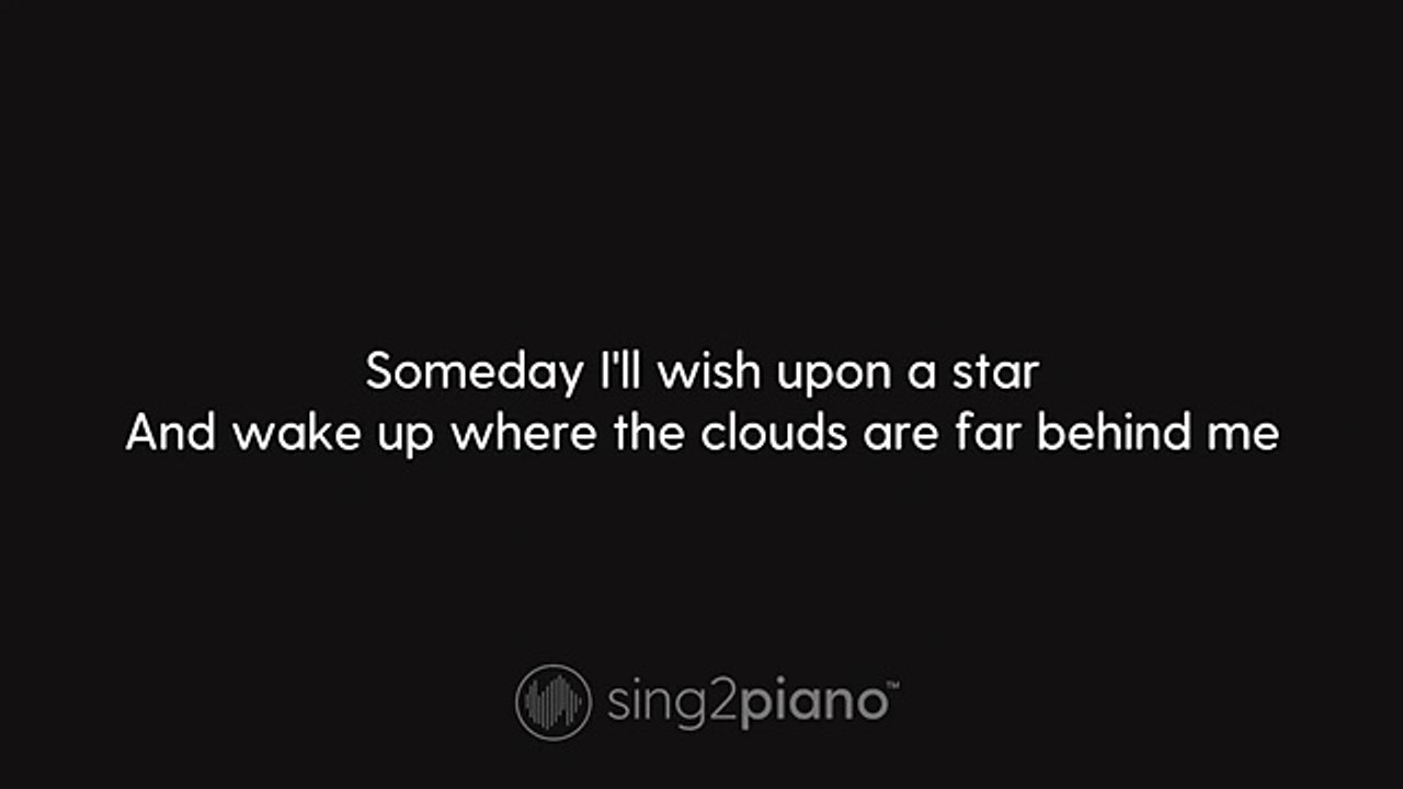 Somewhere Over The Rainbow (Piano Karaoke Instrumental) Ariana Grande