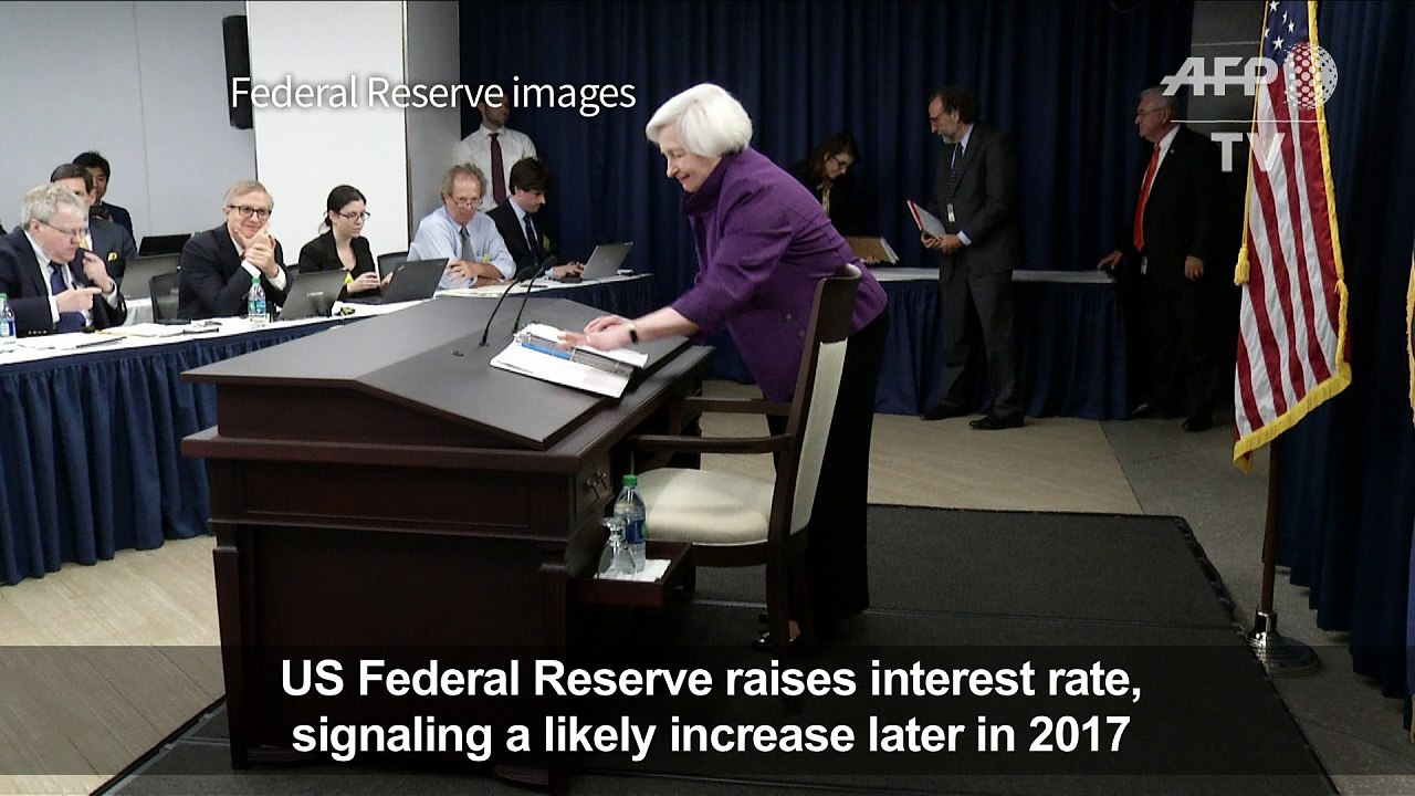 US Fed raises key interest rate to 1.0-1.25%