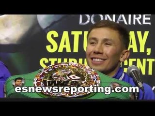 Gennady Golovokin vs Marco Antonio Rubio Post Fight Presser