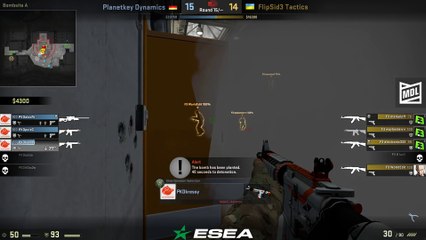 CSGO: electronic insane 1v3 to get F3 to overtime
