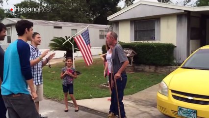 Un abuelo de EEUU recibió su regalo del día del Padre anticipado