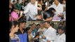 Karnataka Minister Dinesh Gundu Rao & Congress workers distributed water/juice/snacks in Bengaluru