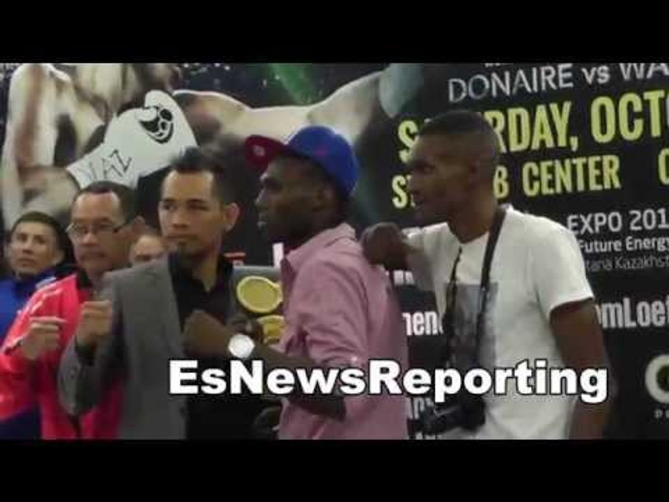 nonito donaire vs nicholas walters faceoff EsNews