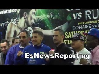 Gennady Golovkin vs marco antonio rubio faceoff EsNews boxing