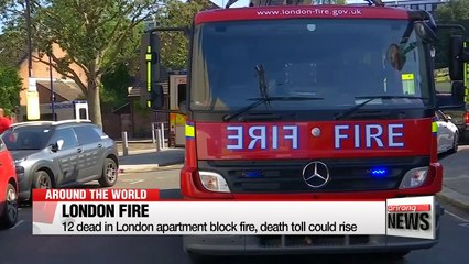 At least 12 dead in London apartment block fire