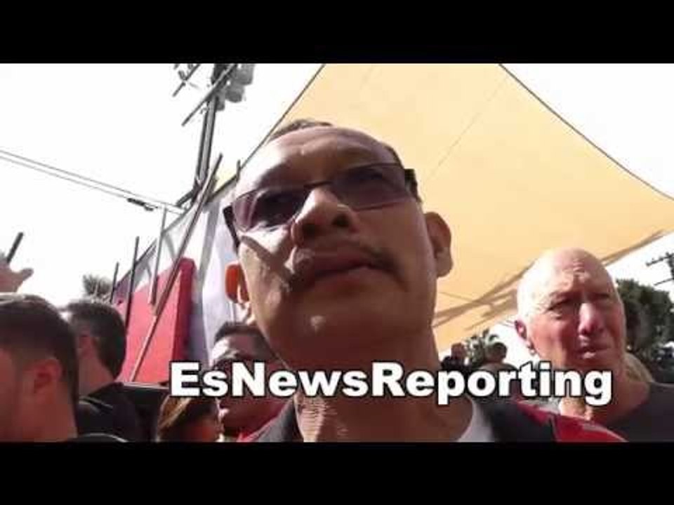 donaire father and trainer on walters fight EsNews